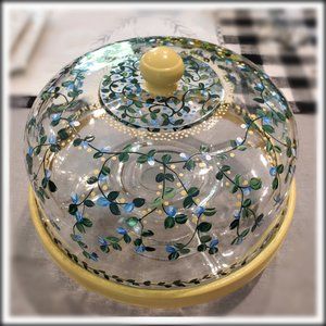 Handpainted Cake Plate